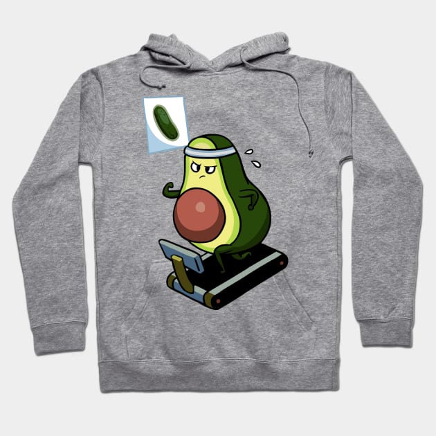 Avo-Cardio Monday Hoodie by huebucket